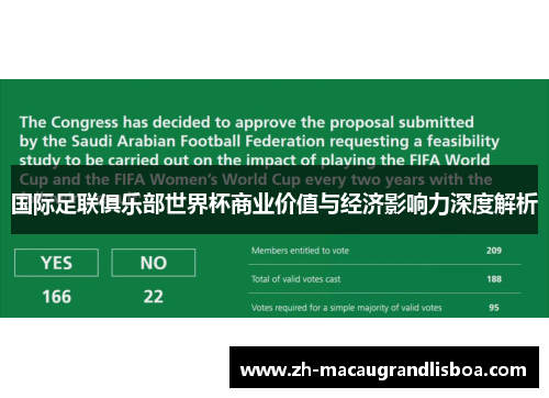 国际足联俱乐部世界杯商业价值与经济影响力深度解析 国际足联俱乐部世界杯商业价值与经济影响力深度解析