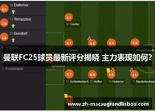 曼联FC25球员最新评分揭晓 主力表现如何? 曼联FC25球员最新评分揭晓 主力表现如何?